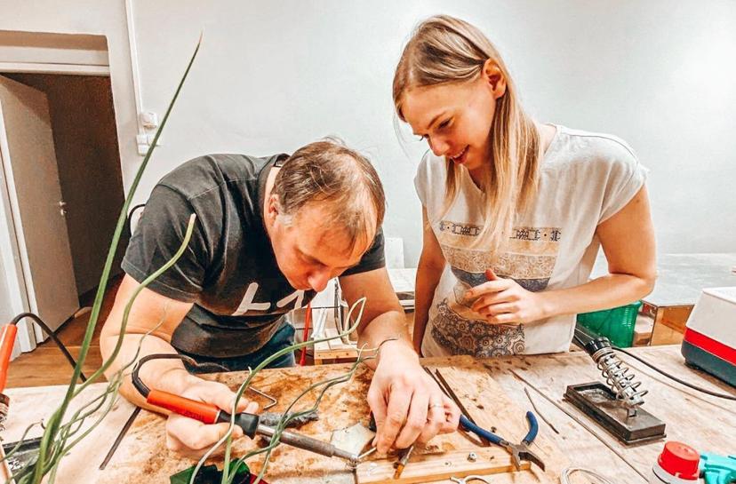 Tiffany-vitraaži töötuba