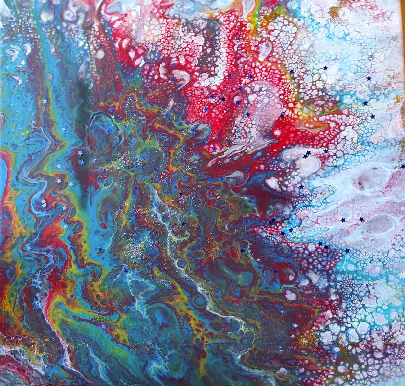 Akrüüli valamise töötuba kahele