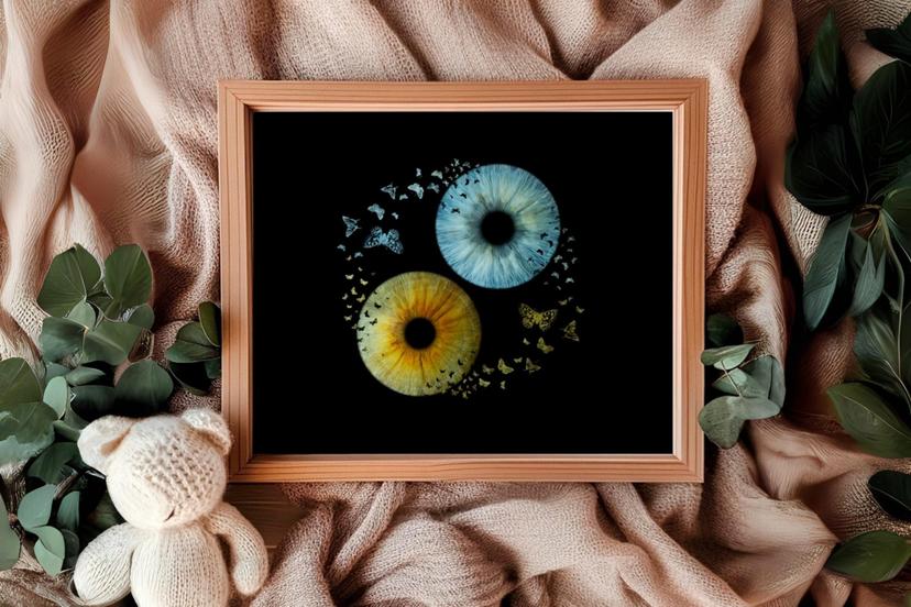 Kunstiline iirise fotograafia koos A3+ prindiga kahele